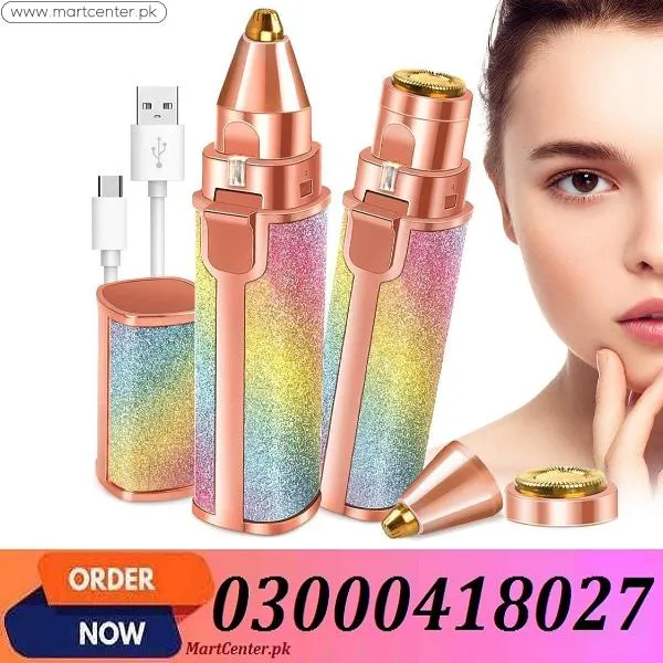 Flawless 2 in 1 Hair Remover Eyebrow Trimmer 